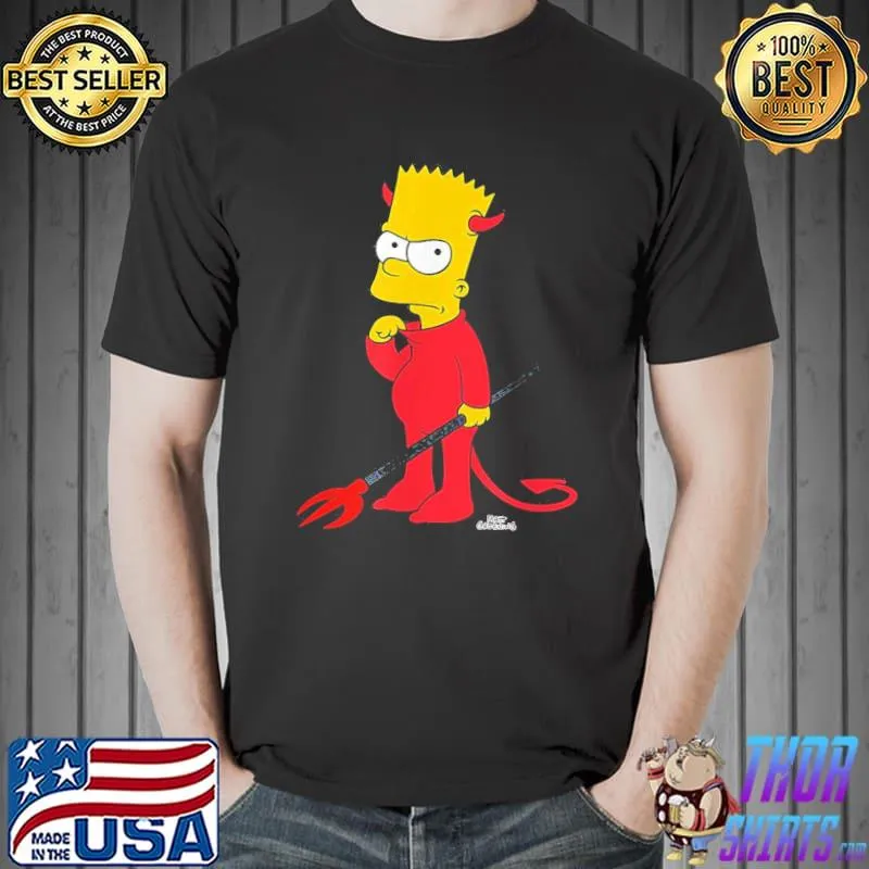 The Simpsons bart devil suit treehouse of horrors halloween trending shirt