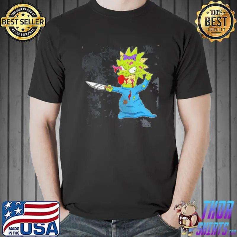 The Simpsons treehouse of horror maggie zombie halloween trending shirt