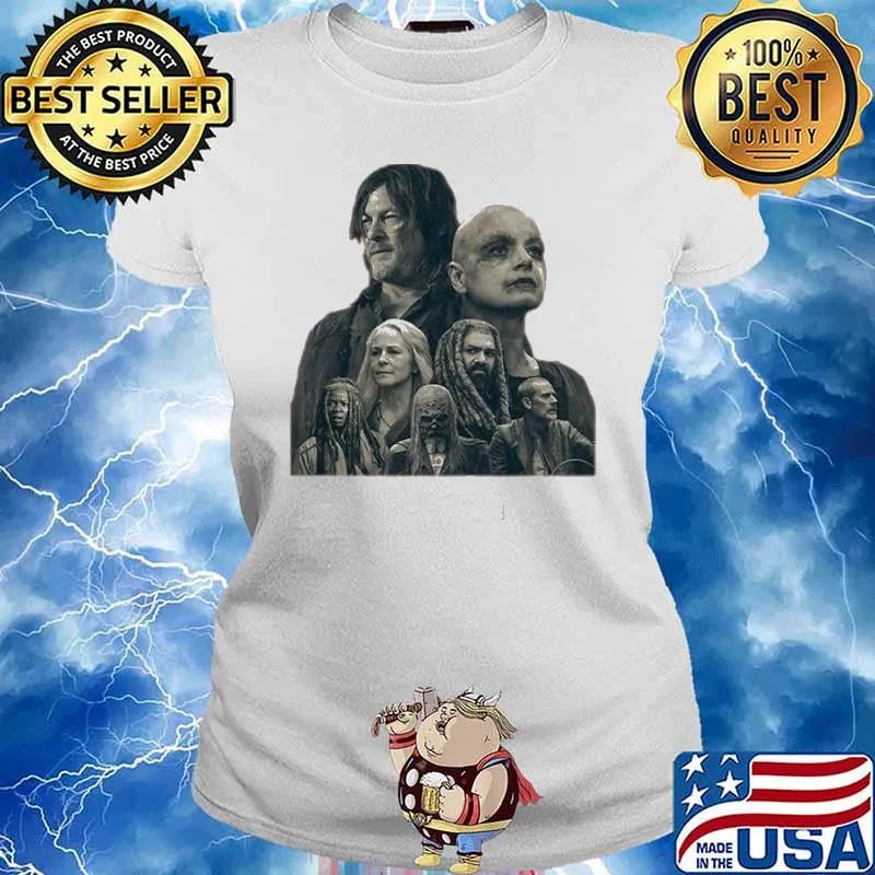 The walking dead season 10 horror movie halloween classic s Ladies tee