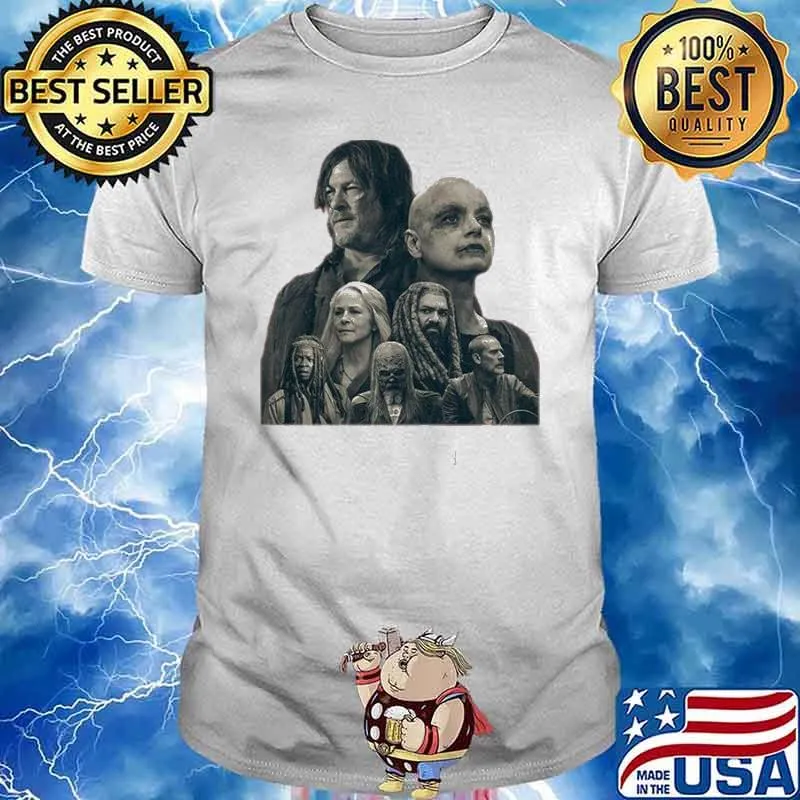 The walking dead season 10 horror movie halloween classic shirt