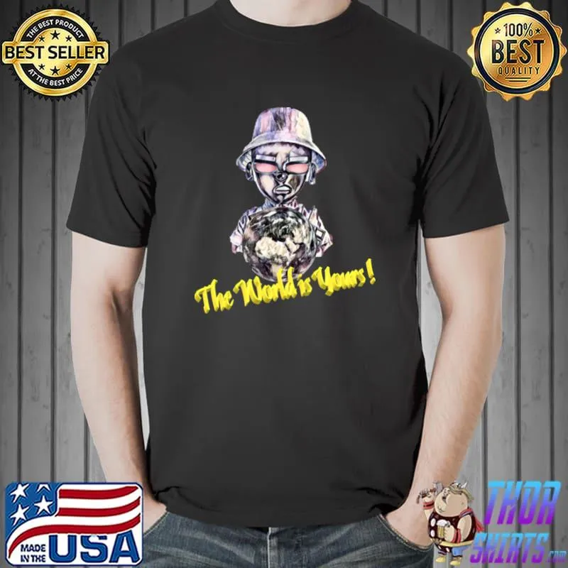 The world is yours skull children halloween T-Shirt