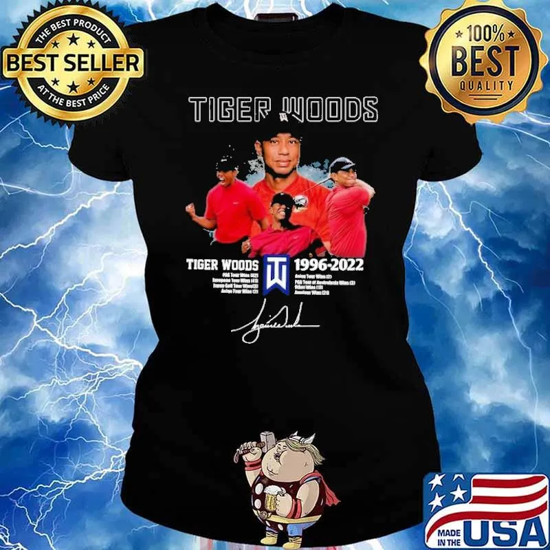 Tiger Woods 1996 2022 Shirt Ladies tee