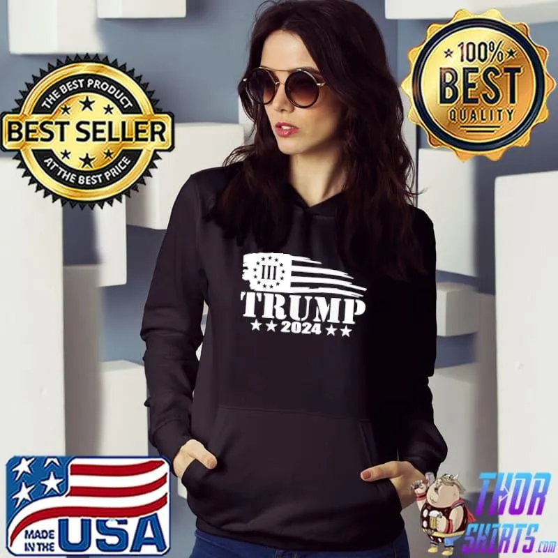 Trump 2024 flag s Hoodie