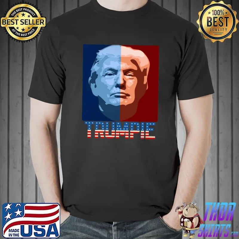 Trumpie donald trump i'll be back usa flag retro T-Shirt