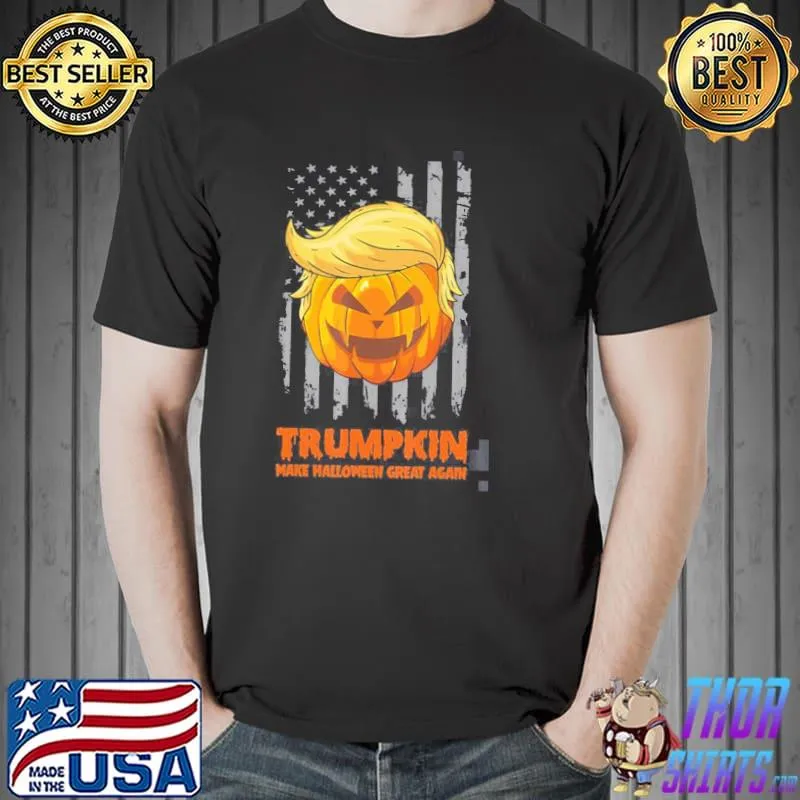 Trumpkin make halloween great again us trending classic shirt