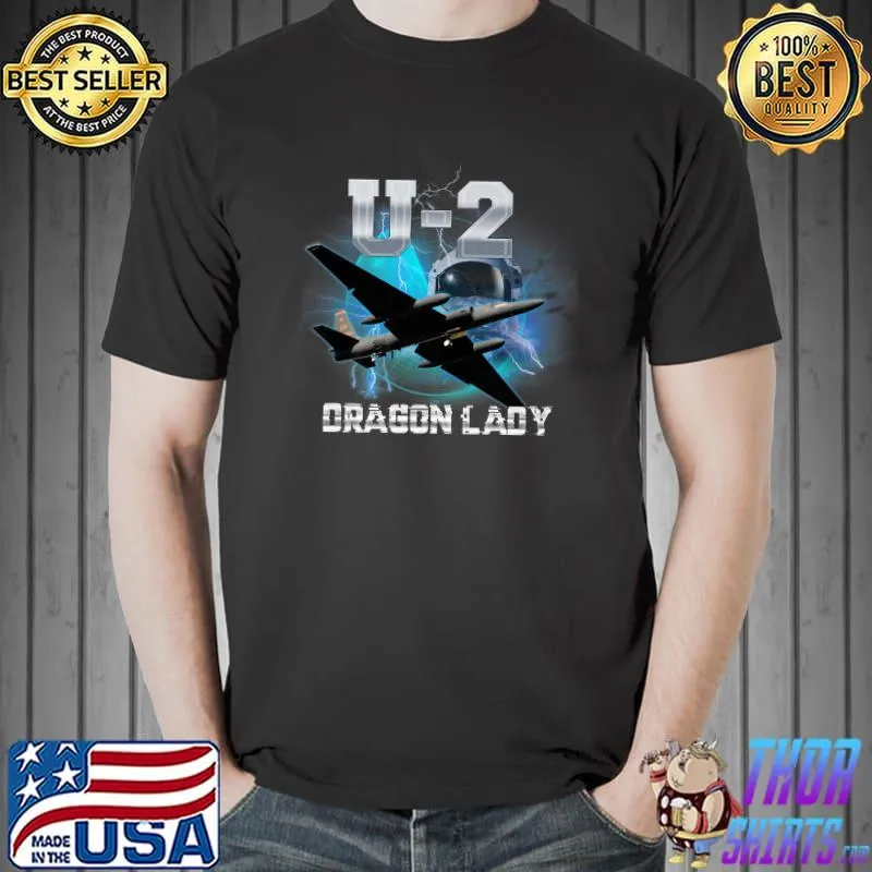 U-2 Dragon Lady Veteran Airplane Astronaut T-Shirt