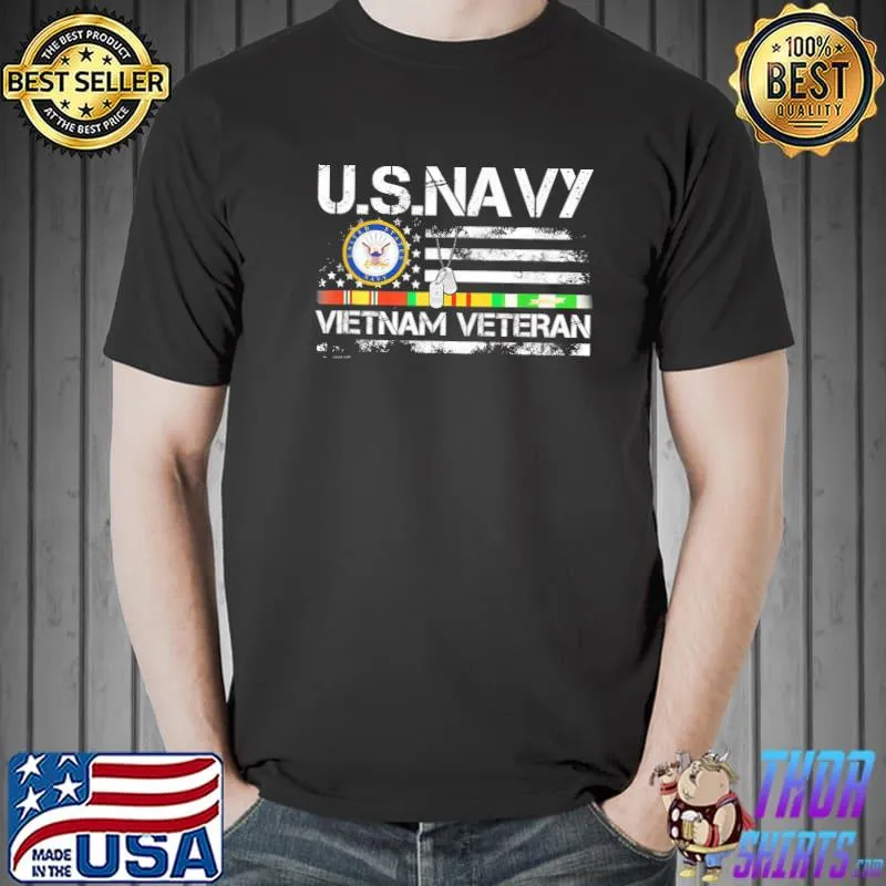 Us navy Vietnam veteran usa flag Vietnam veteran shirt