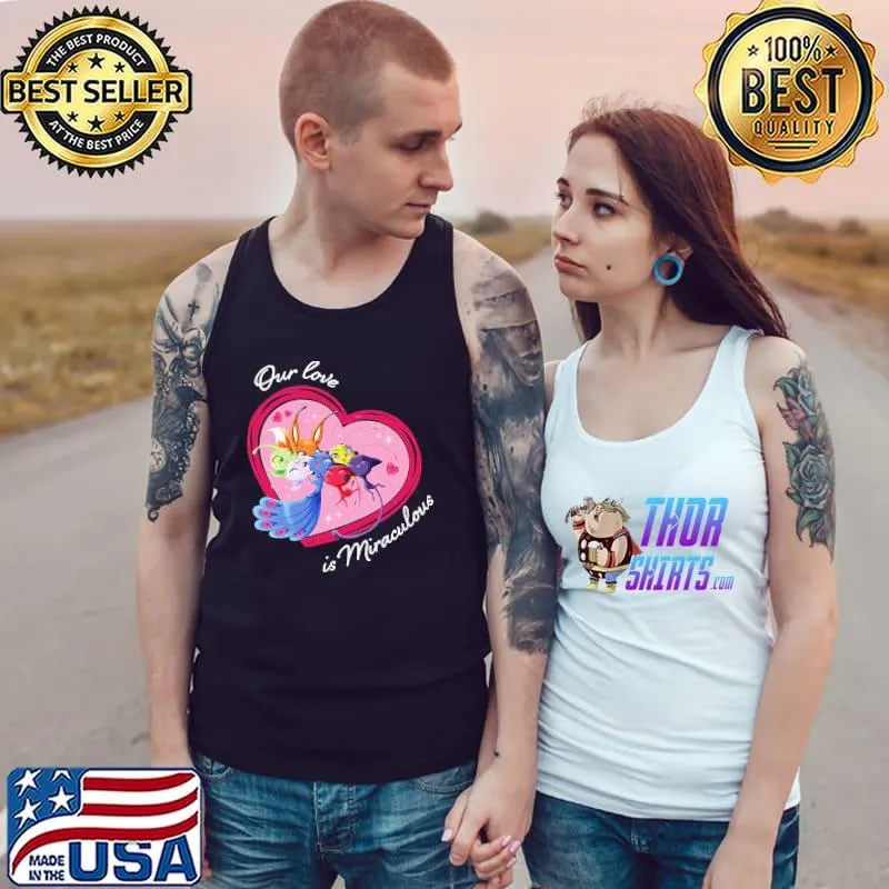 Valentine's day collection kwamis love is miraculous miraculous ladybug classic s Tank Top