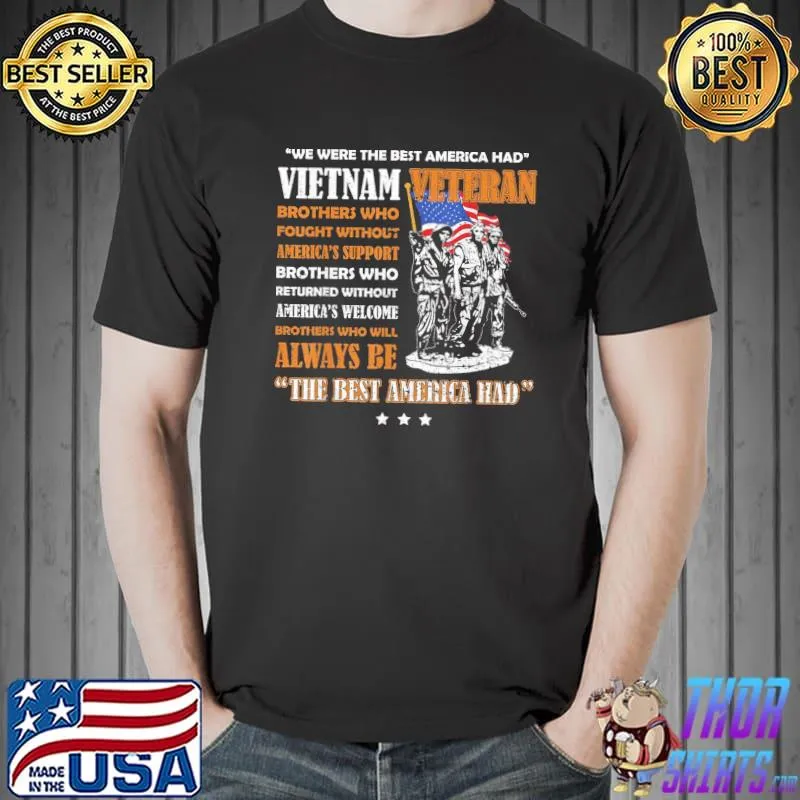 Vietnam veteran the best America had proud shirt