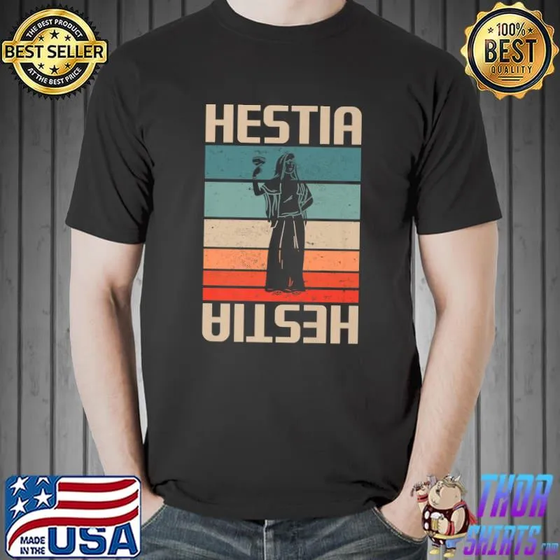 Vintage Greek Gods Ancient Greece Mythology Hestia T-Shirt