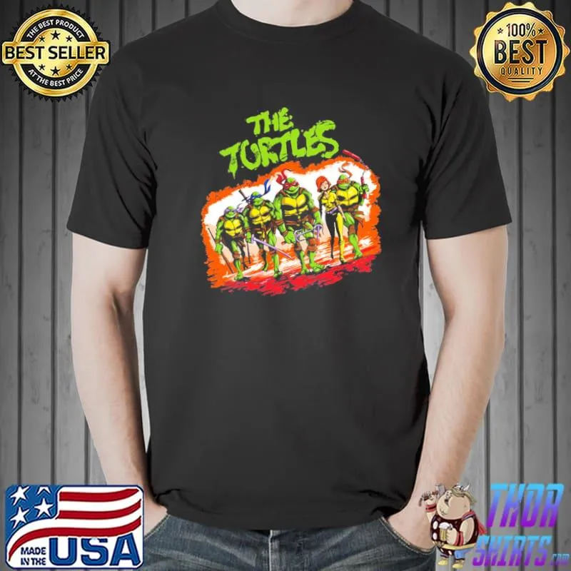 Vintage the ninja turtles superhero cartoon movie classic shirt