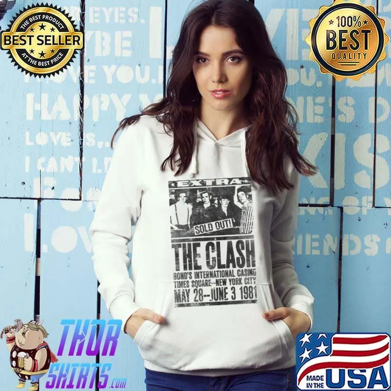 White the clash bonds 1981 trending classic s Hoodie