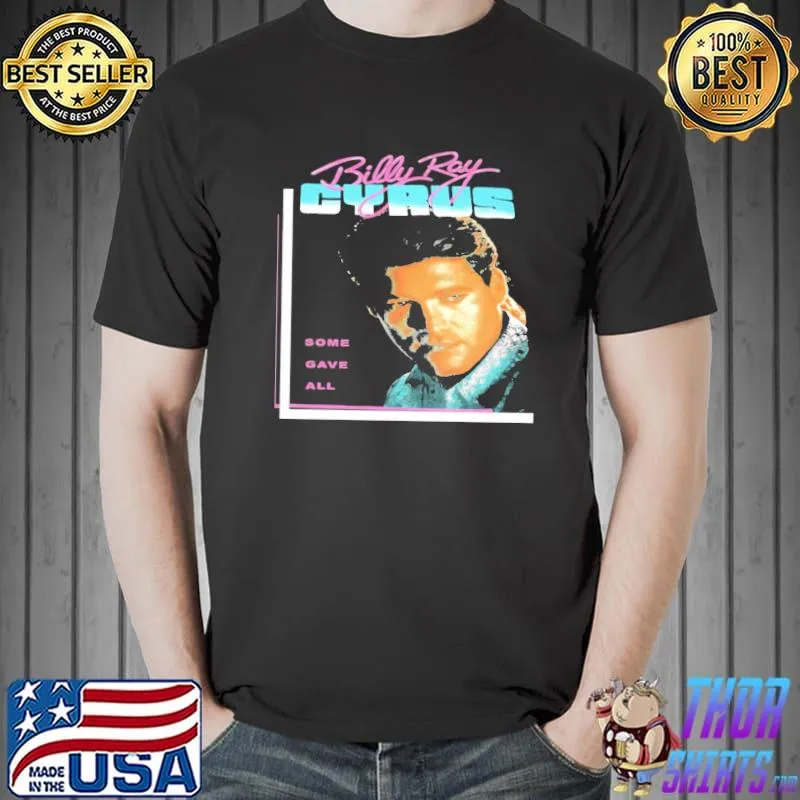 1992 billy ray cyrus vintage achy breaky heart tour some gave all promo 90s shirt