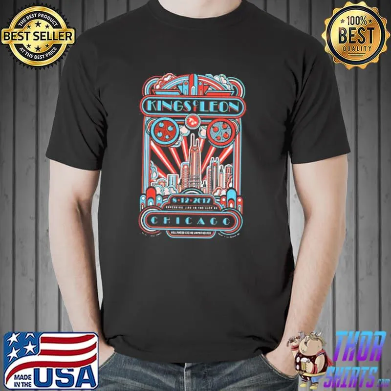 8 12 2017 chicago kings of leon band trending shirt