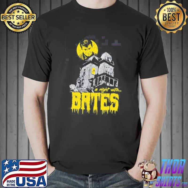 A night with bates halloween trending shirt