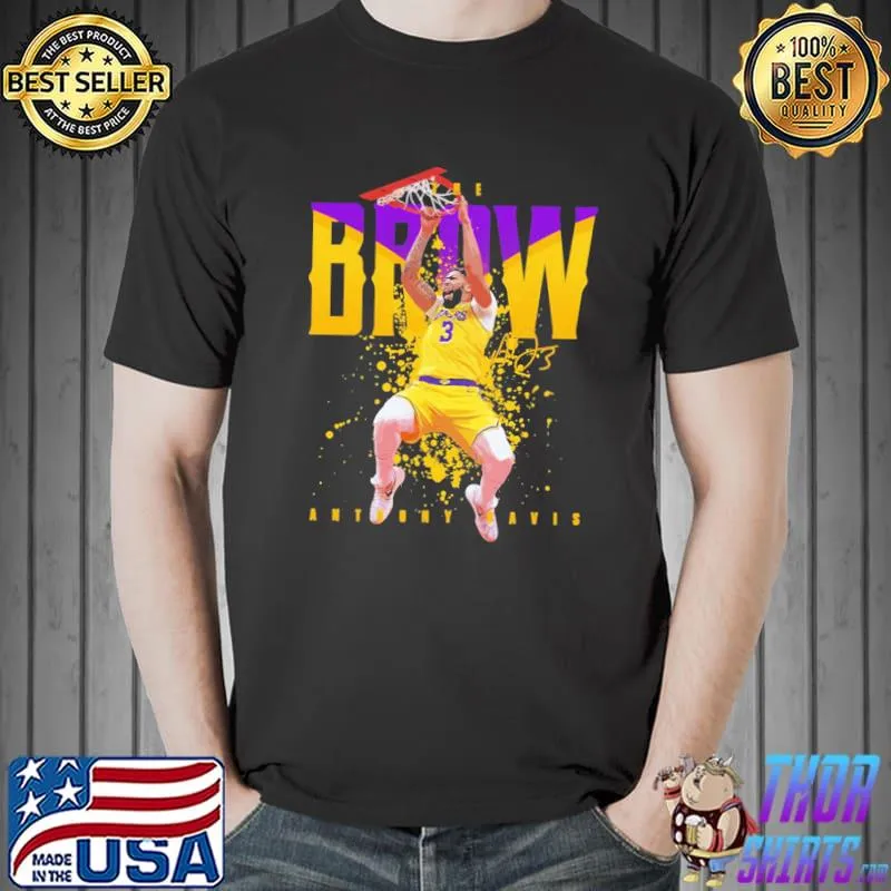 Anthony davis brow number 3 shirt