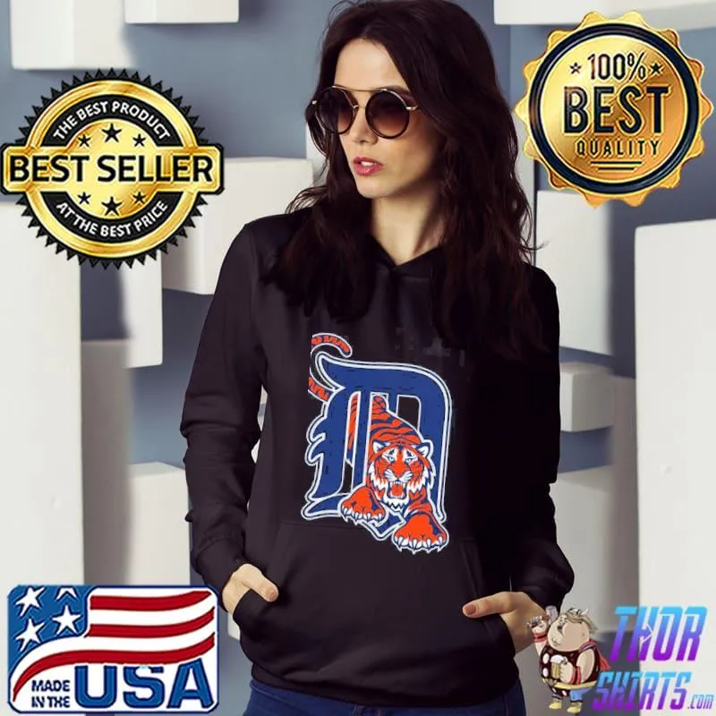 Art tigers detroit logo baseball trending s Hoodie