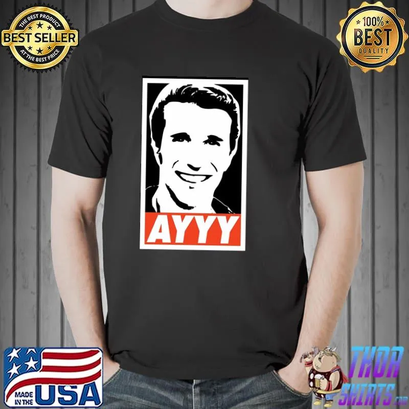 Ayyy the fonz happy days series shirt