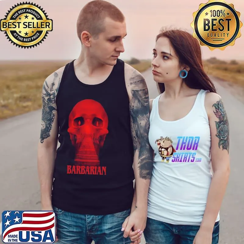 Barbarian horror netflix movie graphic s Tank Top