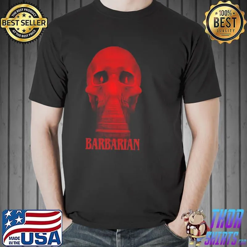 Barbarian horror netflix movie graphic shirt