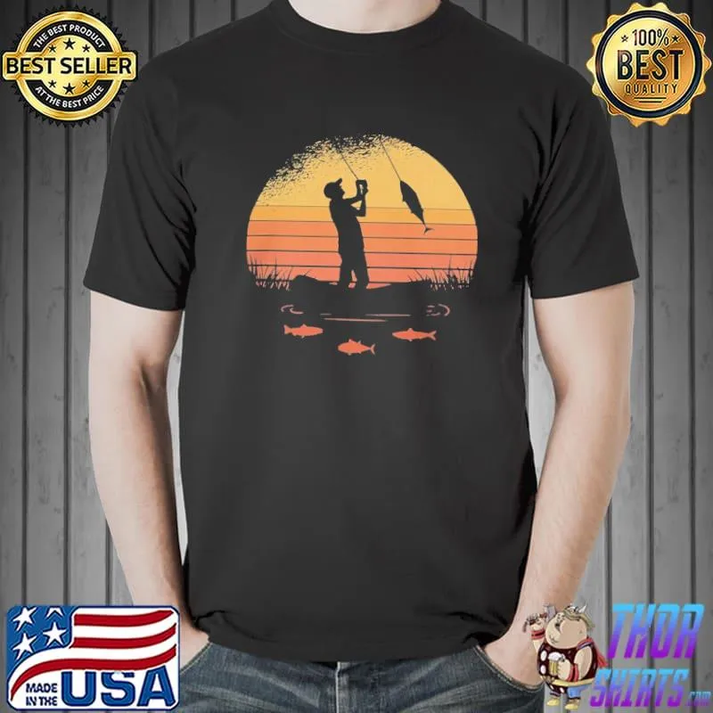 Fisherman sunset shirt