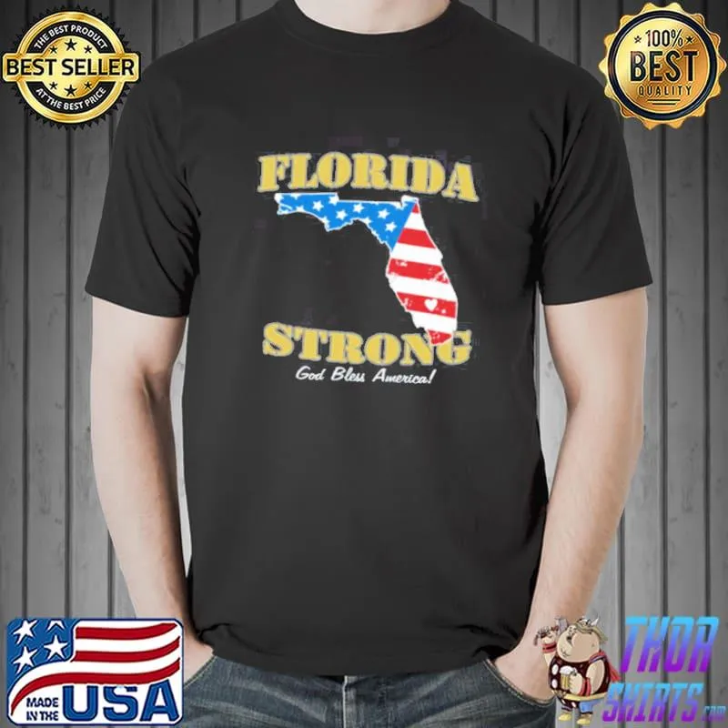 Florida strong god bless America trending shirt