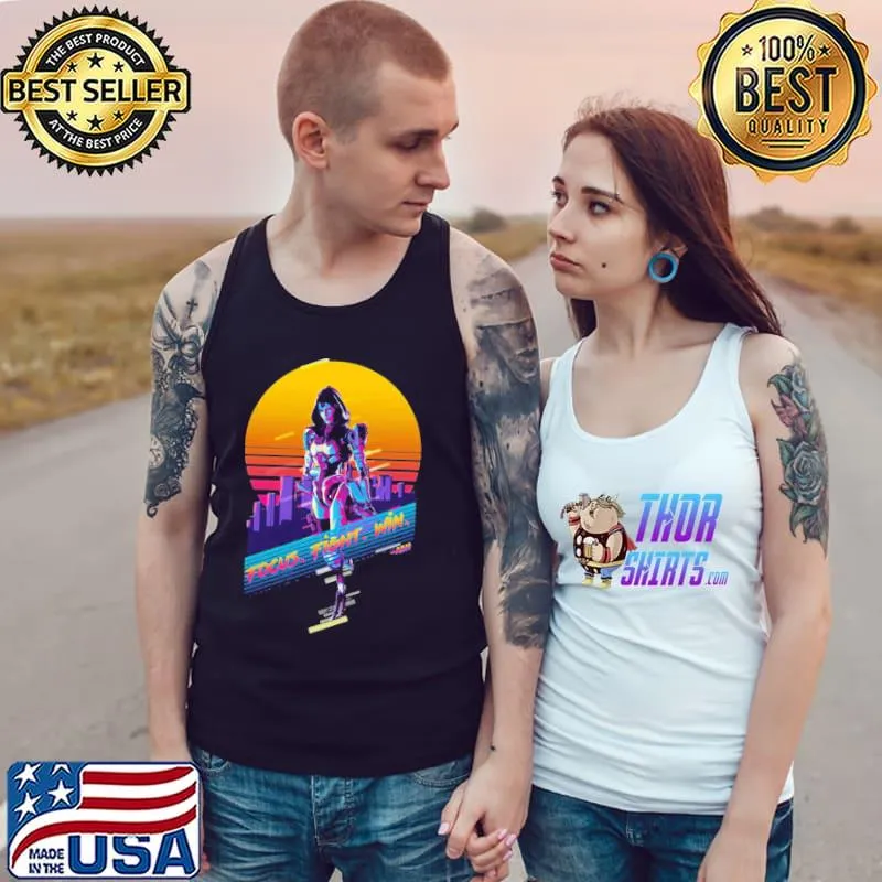 Focus fight win apex legends ash 80s retro s Tank Top