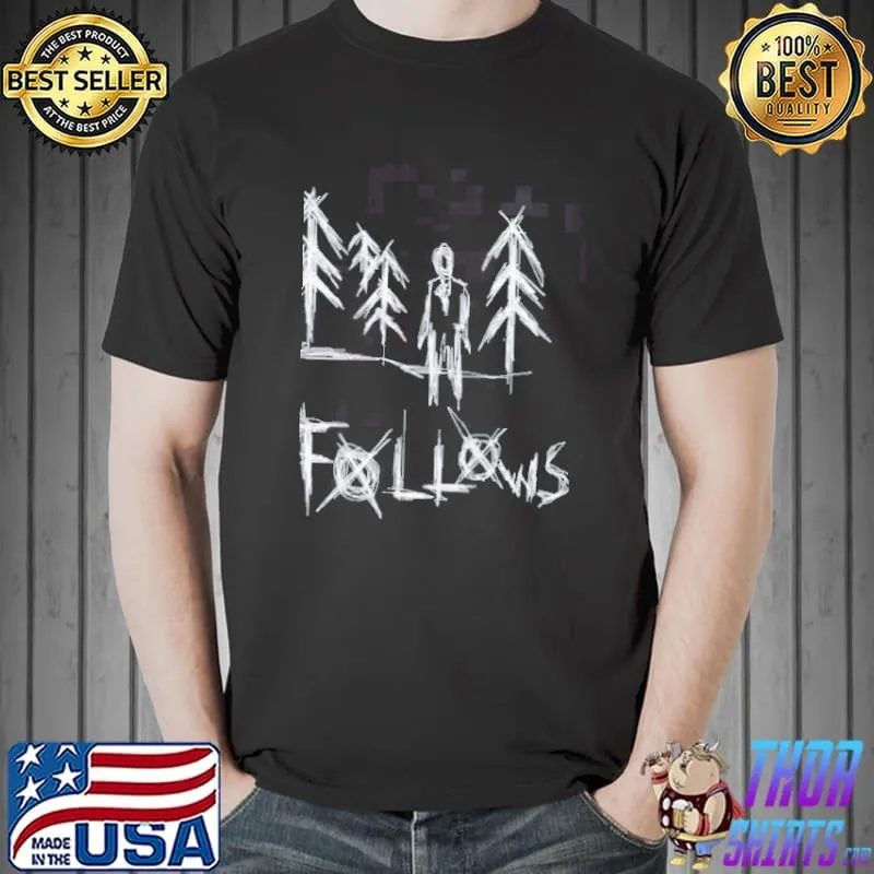 Follows slender halloween trending shirt