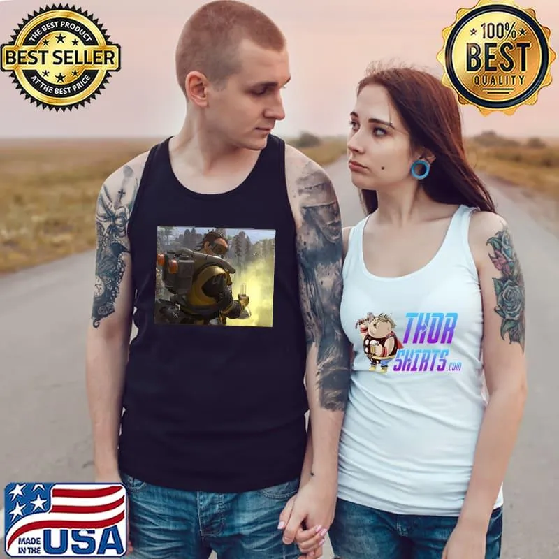 Gamer apex legends bordered caustic s Tank Top