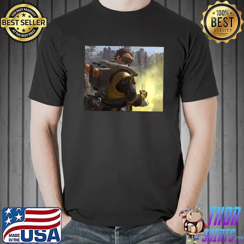 Gamer apex legends bordered caustic shirt