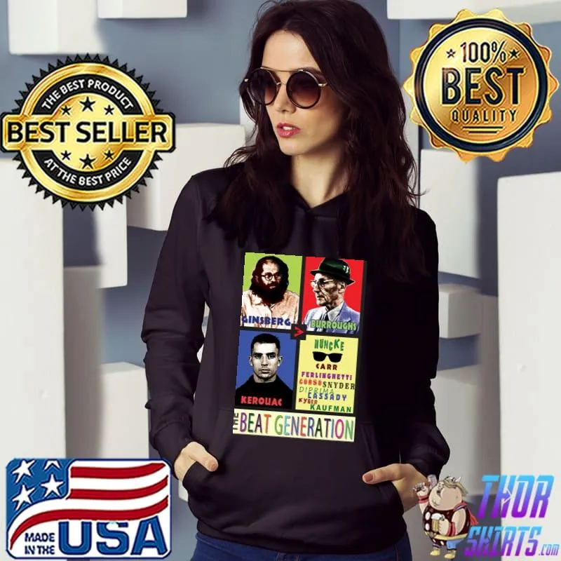 Ginsberg burroughs kerouac and the beat generation trending s Hoodie