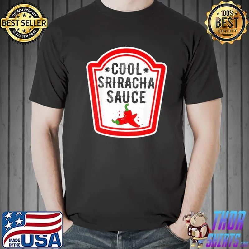 Group halloween costume sriracha sauce condiment 2022 shirt