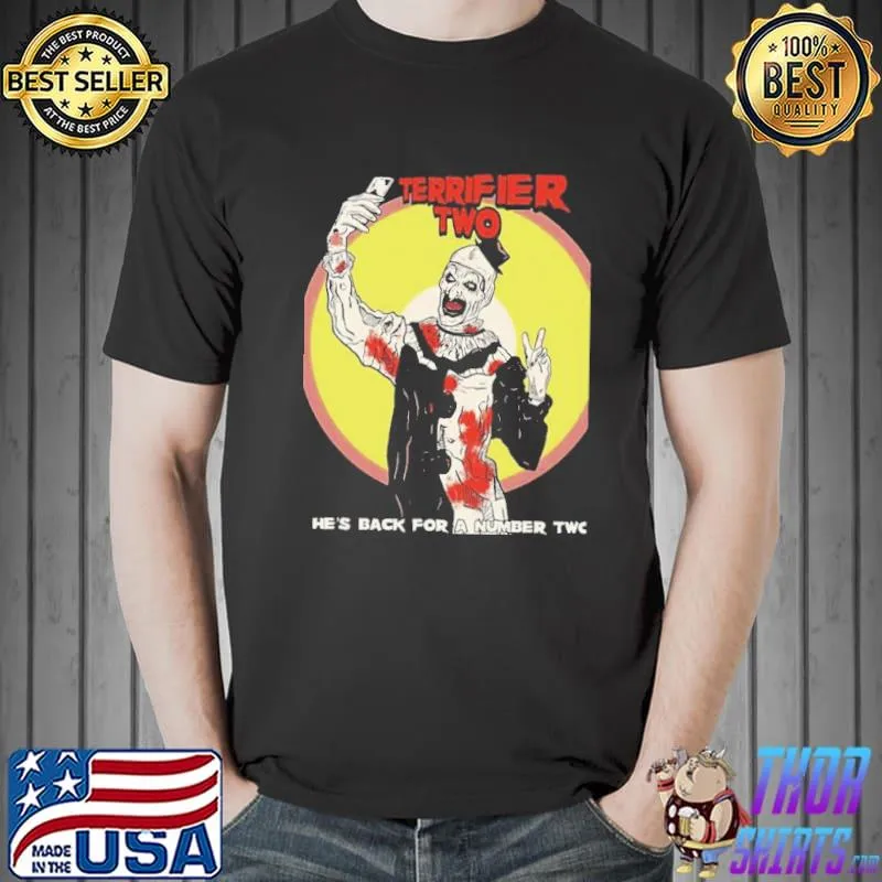 He's cack for a number two terrifier 2 halloween trending shirt
