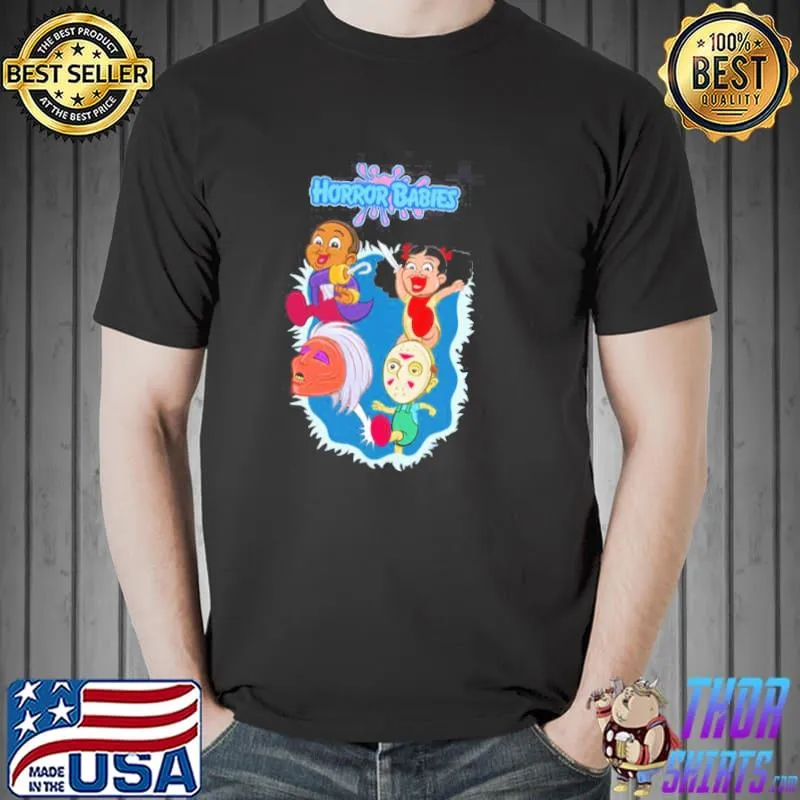 Horror babies burst halloween trending shirt