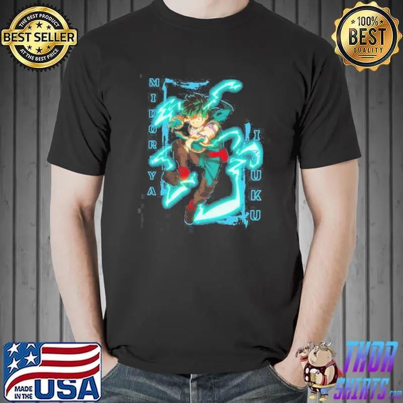 Izuku midoriya boku no hero academia shirt