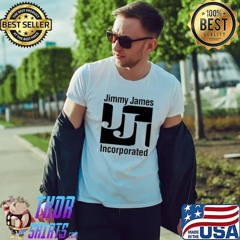 Jimmy james inc logo design shirt