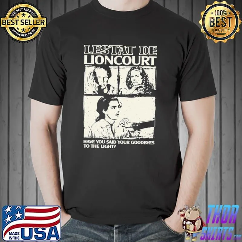Lestat de lioncourt interview with American terror films vampires cute shirt