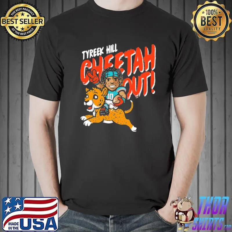Let's go cheetah tyreek hill 18 shirt