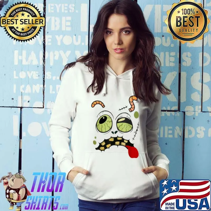 Looking Zombie Spooky Horror Halloween T-Shirt Hoodie