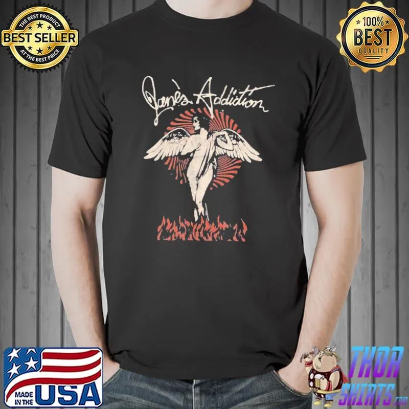 Louder than life teather American industrial rock band heavy label of jane's addiction classic shirt