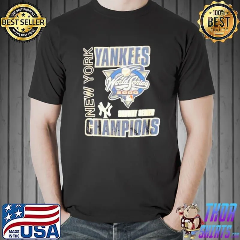 Mlb new york yankees world series 2000 yankees vintage subway series shirt