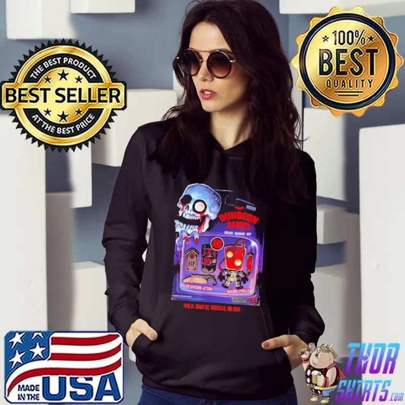 Monster shop vintage retro funny horror gamer funny halloween s Hoodie