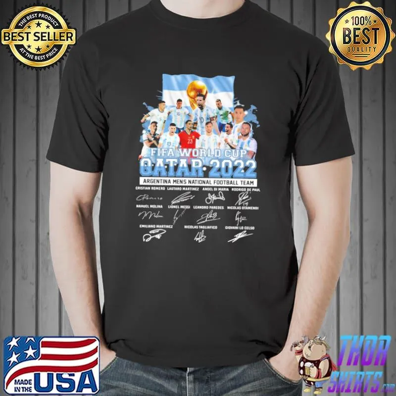 Proud Argentina team fifa world cup Qatar 2022 shirt