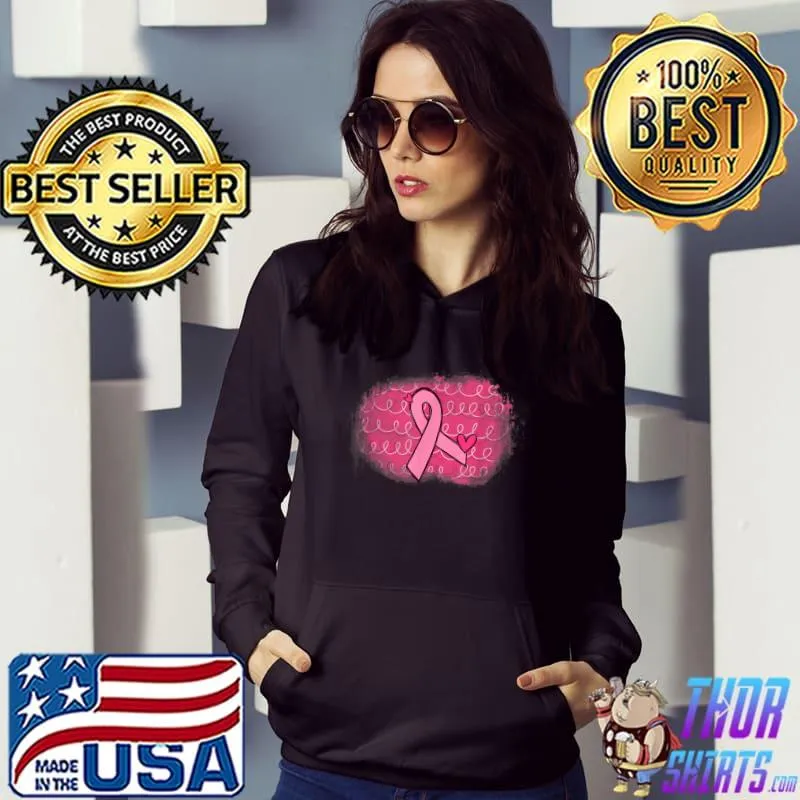 Pumpkin Pink We Wear October Breast Cancer Awareness T-Shirt Hoodie