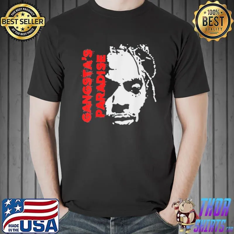 Rap music gangstas paradise hip hop vintage shirt