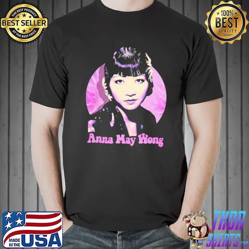 Retro flower anna may wong art shirt