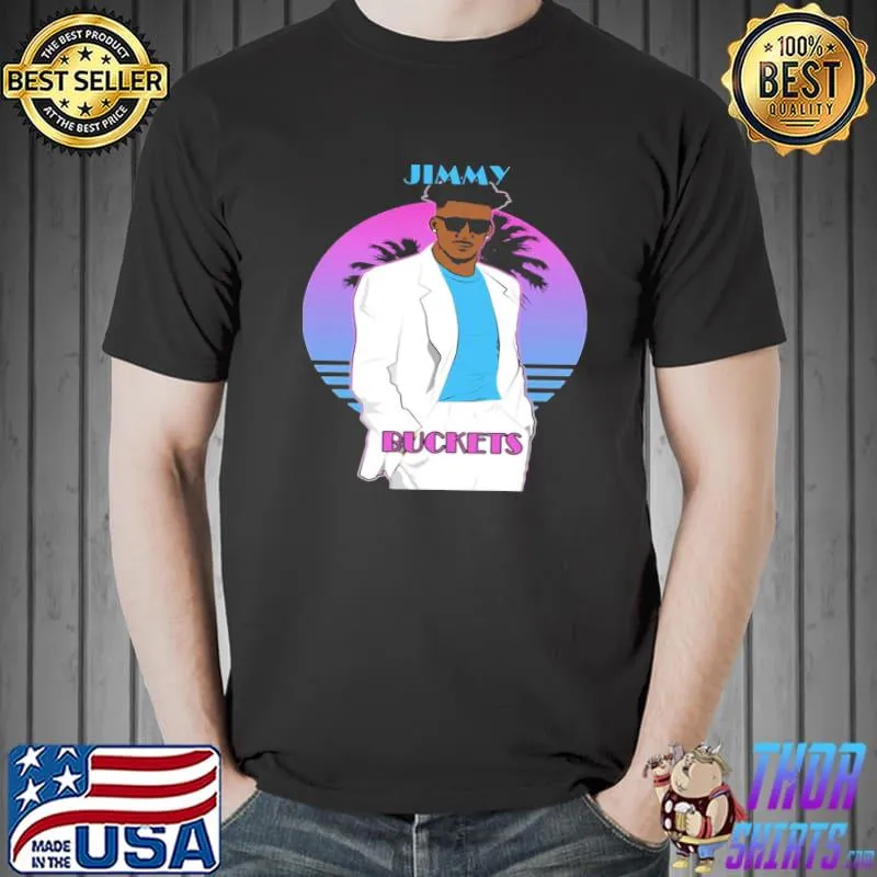 Retro hawaiI vibes jimmy butler miamI vice shirt