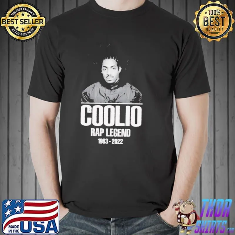 Rip coolio thank you for memories legend never die 19632022 shirt