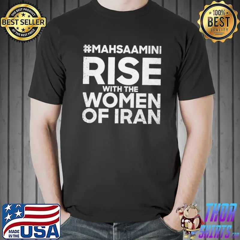 Rise with the women of Iran mahsaaminI life freedom shirt