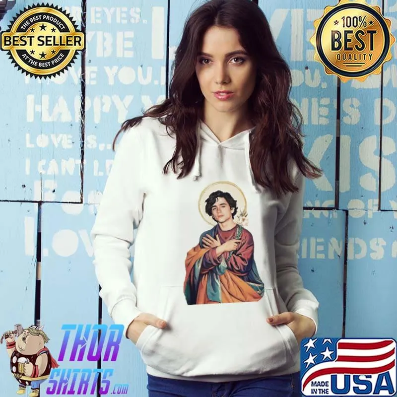 Saint sticker timothée chalamet trending s Hoodie